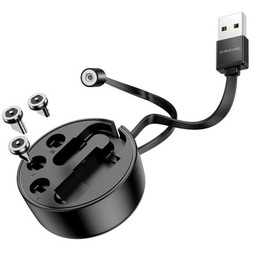 Kabel Magnetyczny 3w1 Micro USB/ Typ C/Lightning