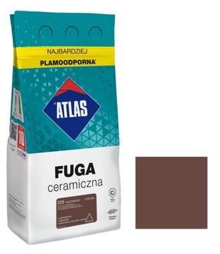 ATLAS FUGA CERAMICZNA 1-20MM 209 KASZTANOWY 5KG