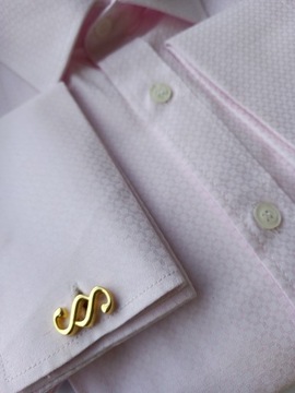 Серебряные запонки «Абзацы» для юриста, судьи, адвоката + футляр