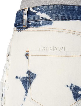Spodenki Desigual szorty jeansowe przed kolano W28