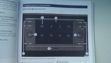 VW Touran II 2015 - Руководство на польском языке для VW Touran 2023 года, красочное!