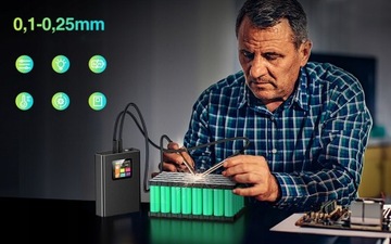 ПОРТАТИВНЫЙ АППАРАТ ТОЧЕЧНОЙ СВАРКИ, 5000 мАч
