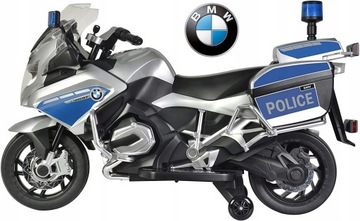 Большой мотоцикл BMW R1200 POLICE с аккумулятором, колеса EVA, до 30 кг, мощность 90 Вт.