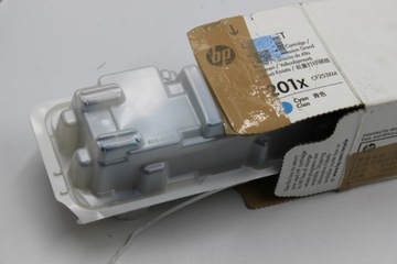HP 201A CF401A cyan toner oryginał
