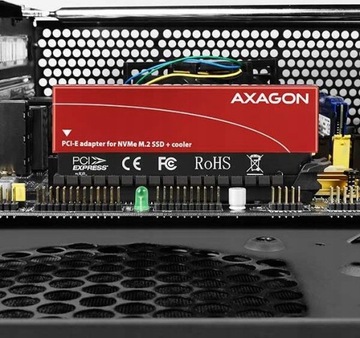 Контроллер M.2 — Pci-e AXAGON PCIe x1 — M.2 NVMe