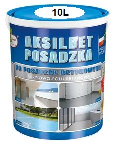 FARBA AKSILBET DO BETONU POSADZEK GARAŻU 10L