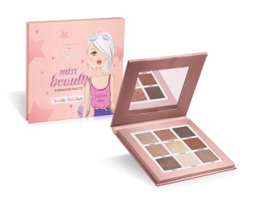 GOLDEN ROSE paleta cieni Miss Beauty Nude Addict
