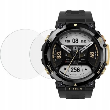 2x SZKŁO HARTOWANE 9H XIAOMI HUAMI AMAZFIT T-REX 2