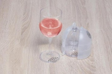 Фужеры складные с крышкой, 2 шт.