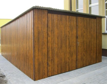 Листы для гаража 4х5, широкая панель ореха