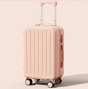 WALIZKA PASTELOWA WALIZKA KABINOWA PASTELOWA RÓŻOWA