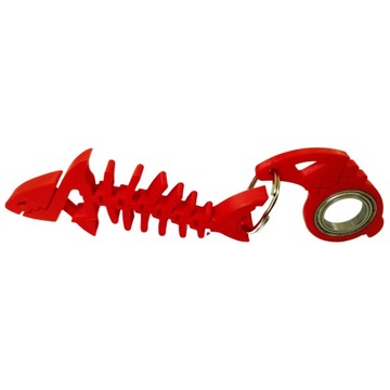 KEYRAMBIT Брелок для ключей Брелок для ключей ГИБКИЙ НАБОР Цвет акулы Красный КРАСНЫЙ