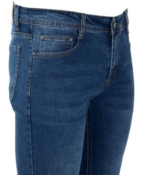 Spodnie jeansy niebieskie ELASTYCZNE DŻINSY W33