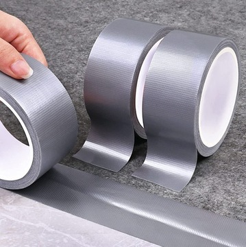 Очень прочная серебряная лента, универсальная водонепроницаемая лента DUCT, 48 мм x 10 ярдов, 9 м.