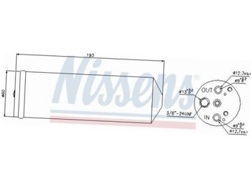 NISSENS 95082 SUŠIČ KLIMATIZACE
