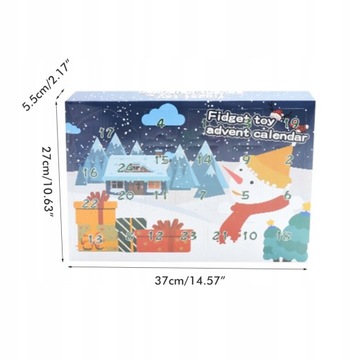 АДВЕНТ-КАЛЕНДАРЬ 24 ДНЯ АНТИСТРЕССОВЫЕ ИГРУШКИ