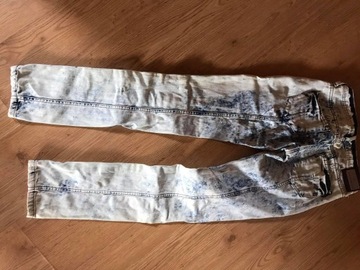Spodnie rurki marmurki Mango xs 34