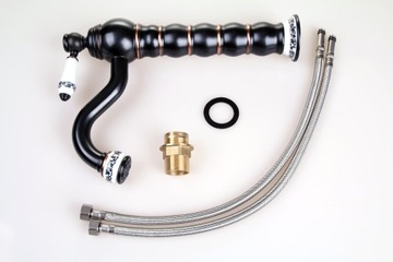 ВЫСОКАЯ РАКОВИНА РЕТРО FATTER, ЧЕРНЫЙ ORB