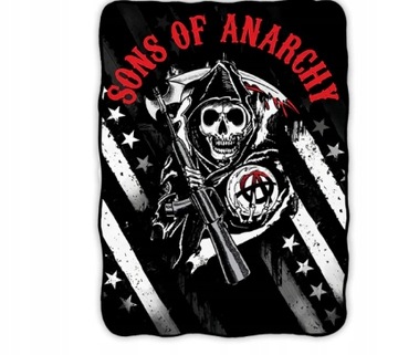 13x13cm synowie anarchii naklejki samochodowe