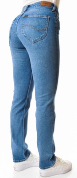 LEE spodnie SLIM straight blue jeans ELLY W28 L31