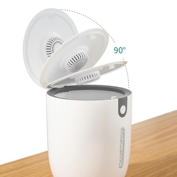 Beczka do przechowywania ziarna 10L Anti Fresh, drewniana, szara