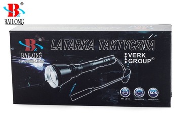 ТАКТИЧЕСКИЙ ФОНАРЬ BAILONG ДЛЯ МОЩНОГО ОХОТНИЧЕГО ВОЕННОГО ОРУЖИЯ CREE XM-L T6