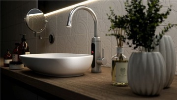 TapFlow SLIM 3,3 кВт проточный водонагреватель с ЖК-дисплеем