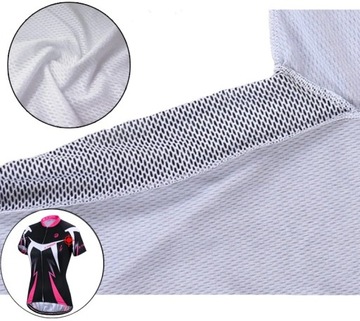 STRÓJ ROWEROWY KOMPLET KOLARSKI DAMSKI ELASTYCZNY ŻEL MTB X-TIGER PRO