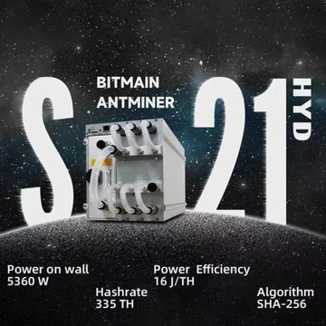 Bitmain Antminer S21 Hydro (319TH)