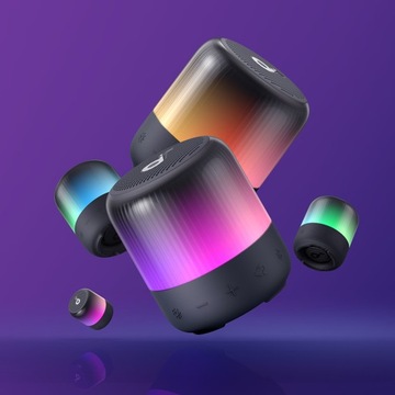 Soundcore Glow Mini Портативная Bluetooth-колонка, черная