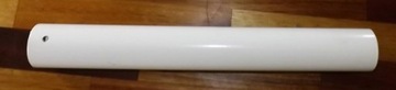 rura stalowa wspornik półki biała połysk 335x42mm
