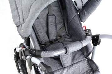 CORAL льняная детская коляска 3в1