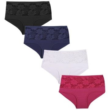 FIGI MAJTKI DAMSKIE Maxi Koronka 4 Sztuki Moraj r. XXL