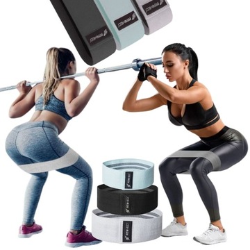 НАБЕДРА 3 ШТ. ЛЕНТЫ ДЛЯ ФИТНЕСА МАТЕРИАЛ FIT4MED