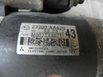 STARTÉR SUBARU FORESTER 2,0D