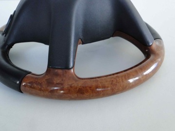 MERCEDES CL 216 KIEROWNICA BRĄZOWE DREWNO BRĄZ