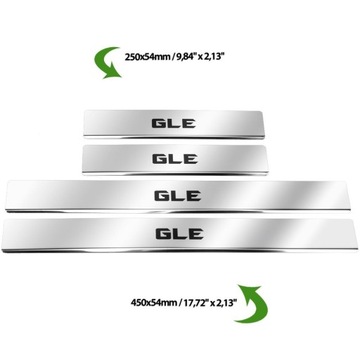 MERCEDES GLE W166 VRSTVA  PRAHU NA PRAHY OCEL NEREZ 304 LESK Z