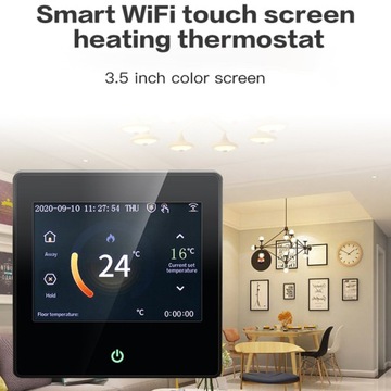 10X Wi-Fi термостат с цветным ЖК-дисплеем для водяного пола с подогревом/котла