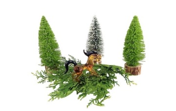 ДЕКОРАТИВНАЯ МАЛЕНЬКАЯ РОЖДЕСТВЕНСКАЯ ЕЛКА С ПОДСВЕТКОЙ/ДЕКРЕ