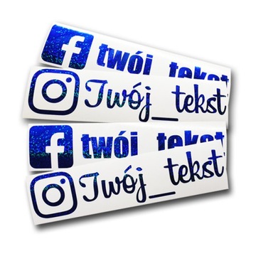 Facebook Instagram YouTube Стикер «ВАШ ТЕКСТ» 30c