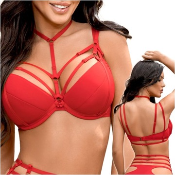 Biustonosz Push Up Czerwony 75A AXAMI V-8131 Push Up 75A Czerwony Axami