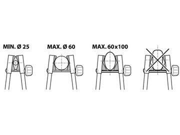 4x ВЕЛОСИПЕДНОЕ крепление ДЛЯ УНИВЕРСАЛЬНОЙ КРЫШИ