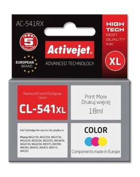 Tusz ActiveJet AC-541RX do Canon kolor CL-541XL