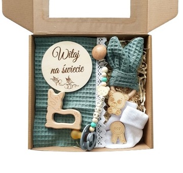 Gift Box Baby shower wafel prezent dla niemowlaka