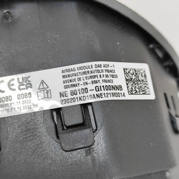 HYUNDAI IONIQ 5 2021 ULOŽENÍ VZDUCHOVÁ AIRBAG ŘÍDÍCÍ
