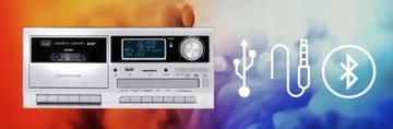 ПОВОРОТНЫЙ РАДИО DAB+ КАССЕТНЫЙ CD MP3 USB SD