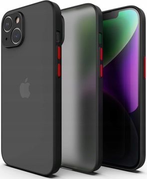 ETUI MATOWE OCHRONA APARATU DO IPHONE 13 | CZARNY