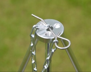 Складной штатив над костром