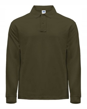 KOSZULKA POLO męska JHK z długim rękawem KH S