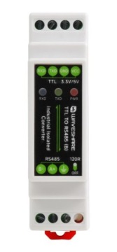 UART TTL RS485 преобразователь DIN гальваническая развязка